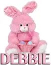 PINK EASTER BUNNY: DEBBIE