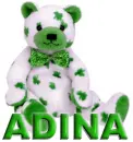ST PADDY'S TEDDY: ADINA