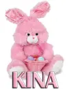 PINK EASTER BUNNY: KINA