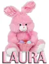 PINK EASTER BUNNY: LAURA