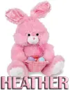 PINK EASTER BUNNY: HEATHER