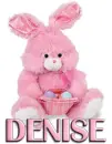 PINK EASTER BUNNY: DENISE