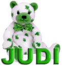 ST PADDY'S TEDDY: JUDI