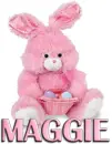 PINK EASTER BUNNY: MAGGIE