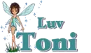 Luv Toni with fairy and glitter
