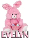 PINK EASTER BUNNY: EVELYN