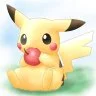 Pikachu Apple Time