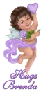 Dancing Angel Purple - Hugs, Brenda