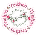 Distorted Rose Stem Tag - Trishna