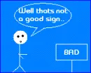 bad sign