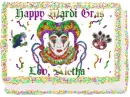 Aletha -  Mardi Gras Cake