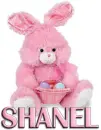 PINK EASTER BUNNY: SHANEL