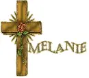 Cross Rose Melanie glitter