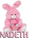 PINK EASTER BUNNY: NADETH