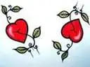 hearts with vines