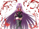 bloody anime girl