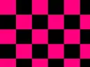 Checkers black and Pink