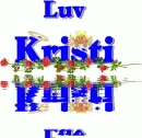 Luv Kristi with reflection