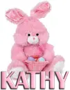 PINK EASTER BUNNY: KATHY