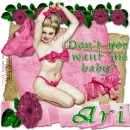 Ari - hot pink pinup