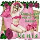 Kenia - hot pink pinup
