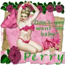 Perry - hot pink pinup