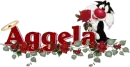 Aggela with roses and Sylvester