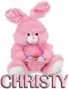 PINK EASTER BUNNY: CHRISTY