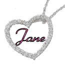 Heart, pink Jane