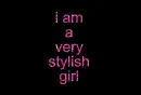 stylish girl