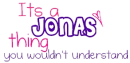 Its a jonas thing!