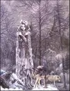 Girl with Wolves