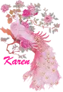KAREN, PINK PEACOCK