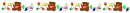 christmas bears & lights divider - div - xmas