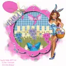 Bunny Woman with Darla name