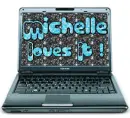 michelle black laptop