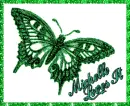 michelle loves it green butterfly