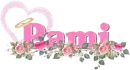 Pami with hearts and roses