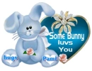 Bunny with hugs Pami
