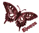 Shonna red butterfly