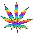weed hippie rainbow glitter