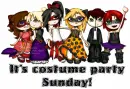 It's costume party Sunday!