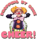 Bringing cheer!