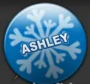 Ashley with snowflake