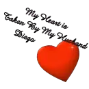 my heart is taken by my Husband Diego