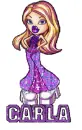 Carla purple doll