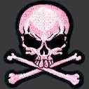 pink skull