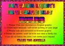 Graphic of the week rules list Michelle