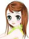 green kawaii