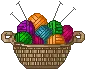 basket of yarn